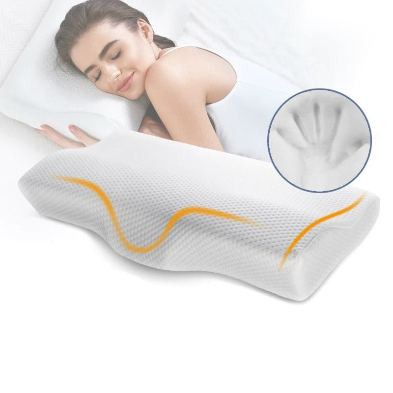 CONTOURED ORTHOPEDIC MEMORY FOAM PILLOW