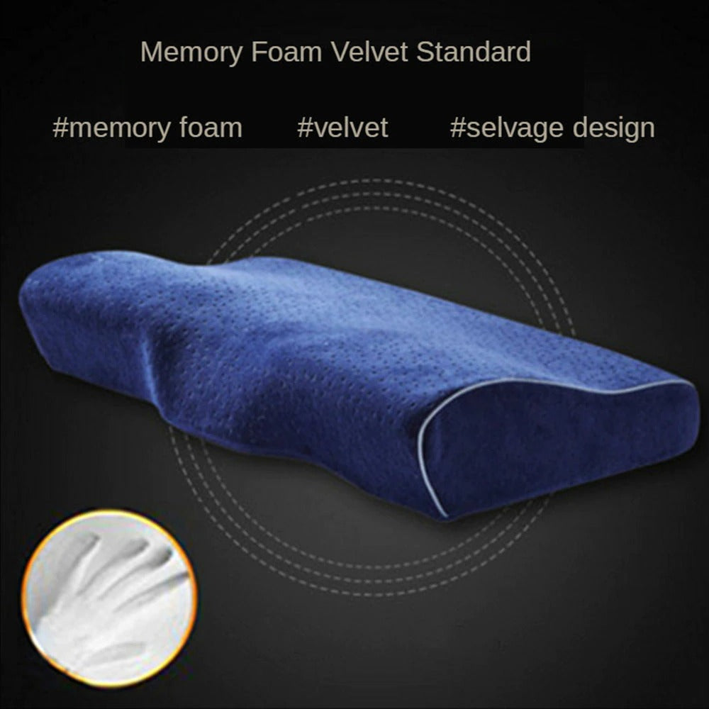 CONTOURED ORTHOPEDIC MEMORY FOAM PILLOW